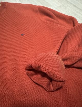 Jersey Tommy Hilfiger 90s Naranja Talla L