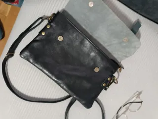 Bolso bandolera camuflaje piel