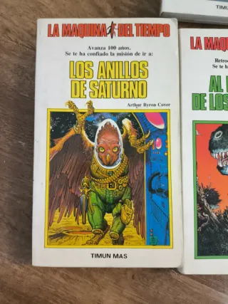 Pack libro juegos La máquina del tiempo