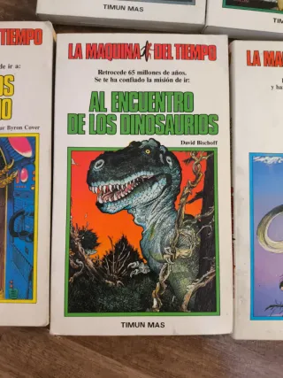 Pack libro juegos La máquina del tiempo