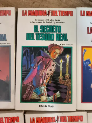 Pack libro juegos La máquina del tiempo