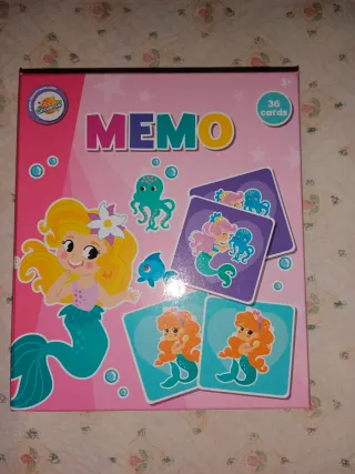 Gioco Memory Sirene 36 Carte