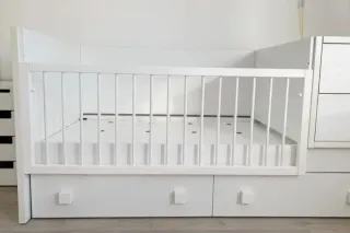 Cuna convertible bebé