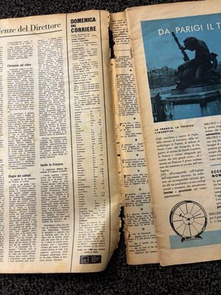 Rivista Domenica del Corriere - assasinio Kennedy