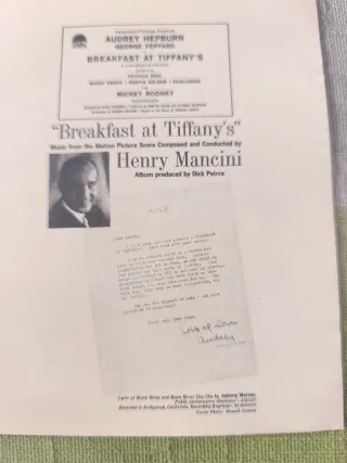 CD Breakfast at Tiffany's Henry Mancini