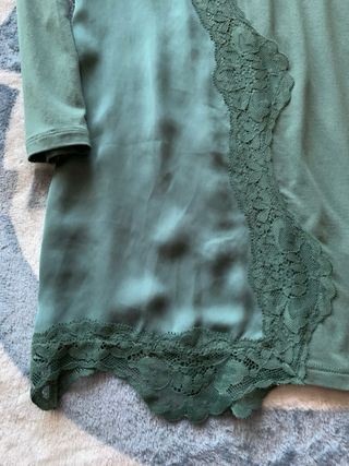 Abito Intimissimi verde acqua con pizzo