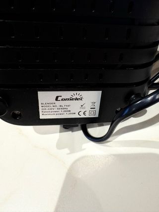 Batidora de vaso de cristal