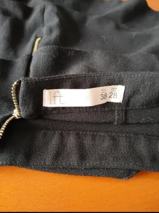 Falda pantalón negra