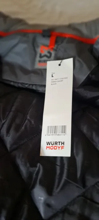 Chaqueton impermeable WURTH Negro