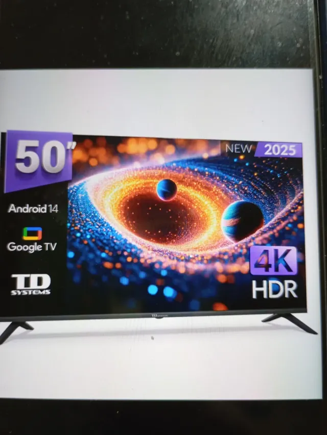 50"Smart TV TD Systems  Andrd 14-4K-HDR, PRECINTDA