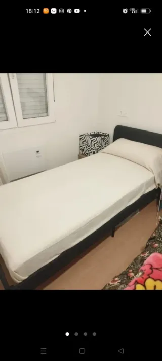 Colchón y somier cama 90