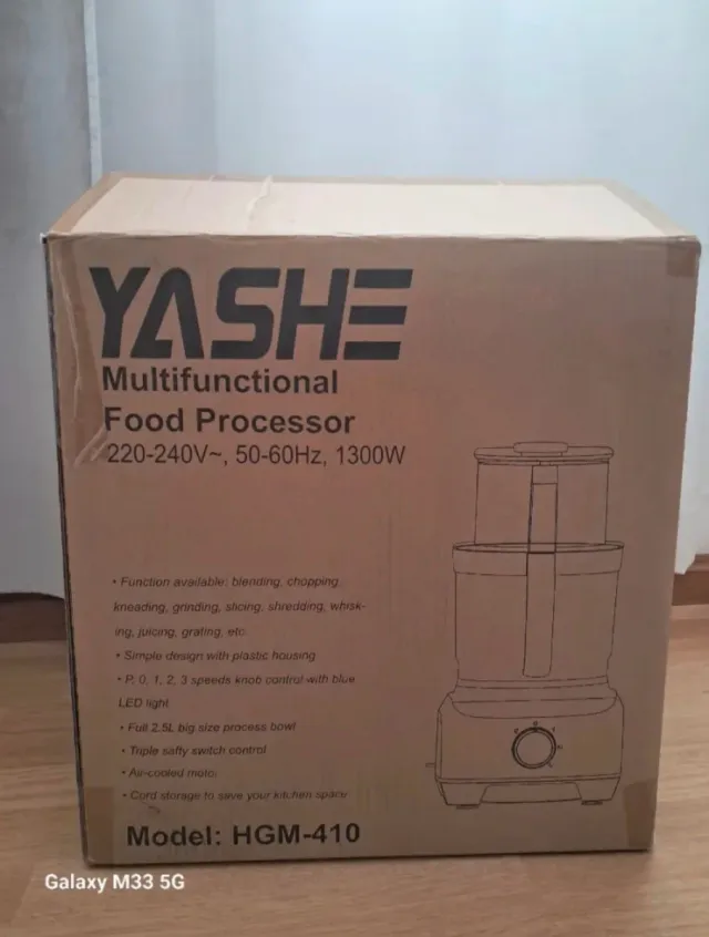 ROBOT DE COCINA YASHE. 1300 watios. Nuevo