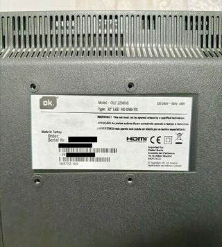 Televisor OK. LED 22 pulgadas