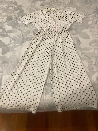 Mono Cosette lunares blanco y negro