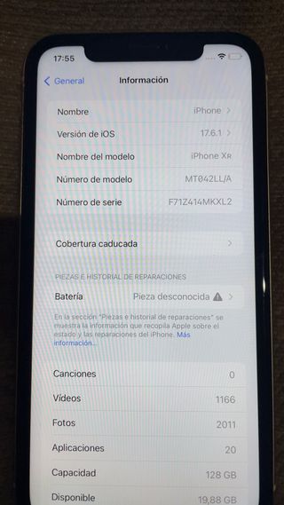 iPhone XR (Para Piezas)