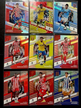 Lote Tarjetas Panini Elite Rookie Fútbol