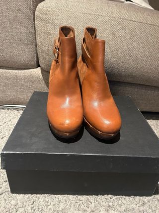 Botines Massimo Dutti Marrones