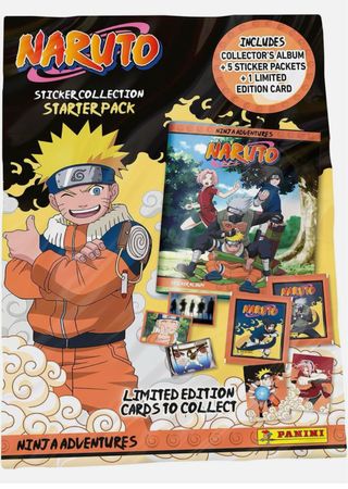 Panini Naruto Sticker Collection Starter Pack