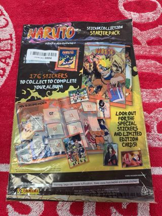 Panini Naruto Sticker Collection Starter Pack