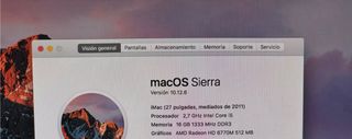 Apple iMac Plata/Blanco