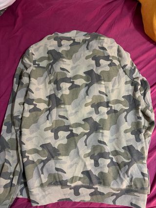 Sudadera Hollister Camuflaje Talla L