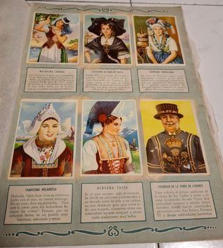 Álbum de cromos “Razas Humanas” – Bruguera