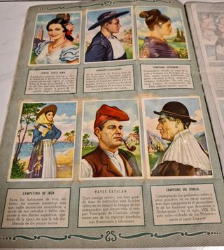 Álbum de cromos “Razas Humanas” – Bruguera