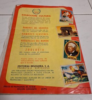 Álbum de cromos “Razas Humanas” – Bruguera