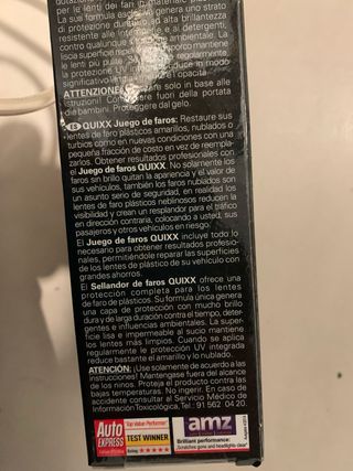 Kit restaurar, pulir faros policarbonato coche