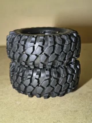 2 Ruedas Llantas Remolque de crawler 1/10 RC