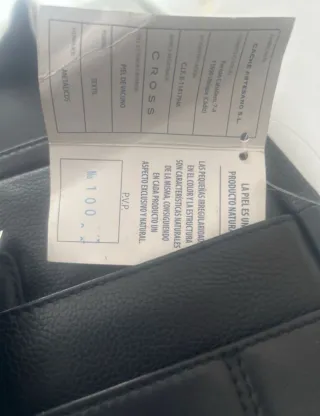 Bolso de portátil Cross negro