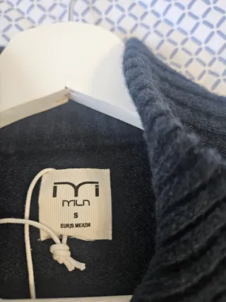 Jersey Azul Marino Cuello Cremallera