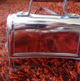 Bolso de fiesta plateado