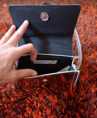 Bolso de fiesta plateado