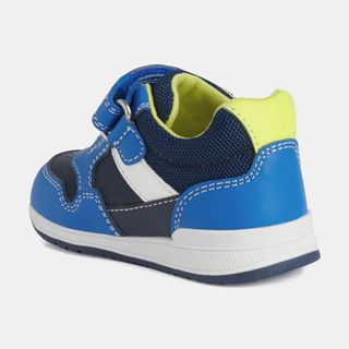 Geox Rishon Sneakers Azul y Amarillo Flúor talla19