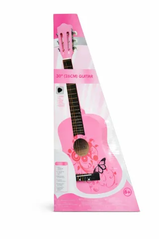 Guitarra clásica rosa para niños