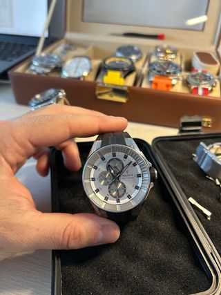 Reloj Festina Multifunción Plata y Negro