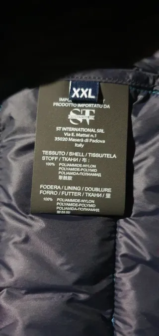 P-Club Giubbino Uomo Blu Taglia XXL