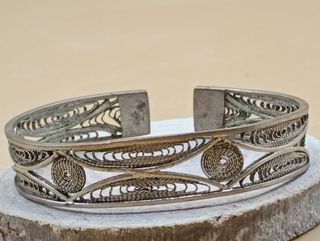 Brazalete de Filigrana plateada