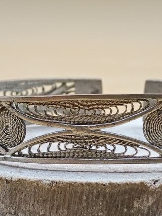 Brazalete de Filigrana plateada