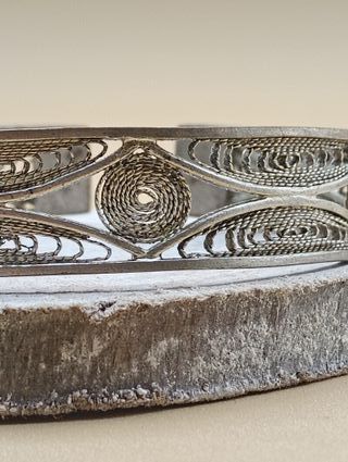 Brazalete de Filigrana plateada