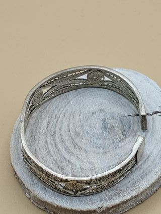 Brazalete de Filigrana plateada