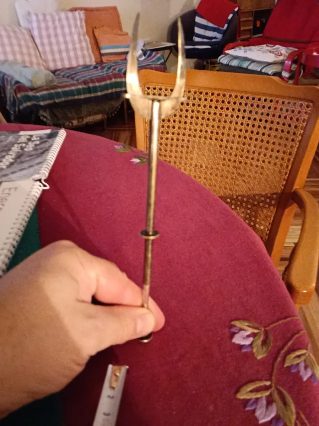 Tridente Victoriano Sello Platero