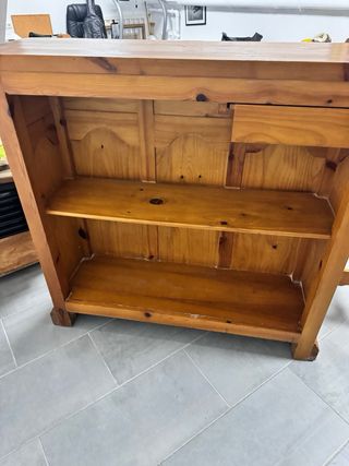 Barra de bar rústica + 2 taburetes