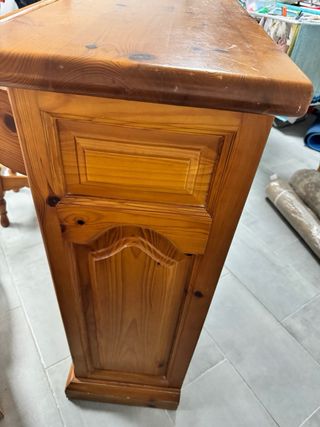 Barra de bar rústica + 2 taburetes