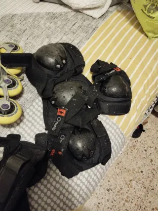 Patines en línea y protecciones