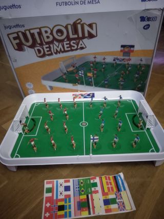 Futbolín de mesa marca Juguettos tetoca