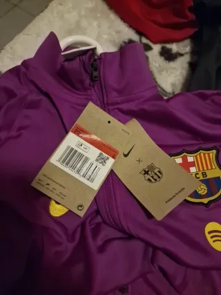 Chándal FC Barcelona Niños Nike Morado