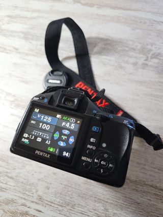 Cámara Pentax K-x Negra