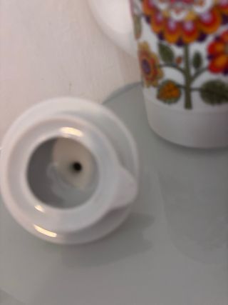 Set Teiera Ceramica Floreale